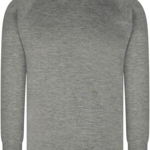 Round Neck Jumper - Grey